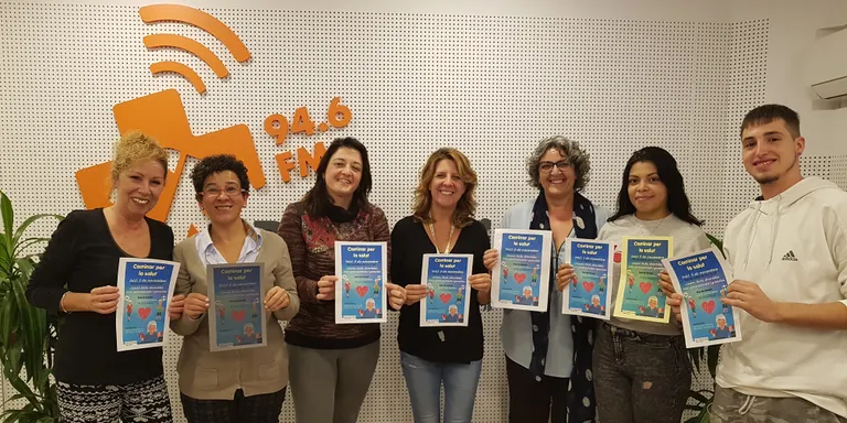 Ràdio Pineda estrena el programa, 'Salut i +' amb el projecte Caminar per la Salut