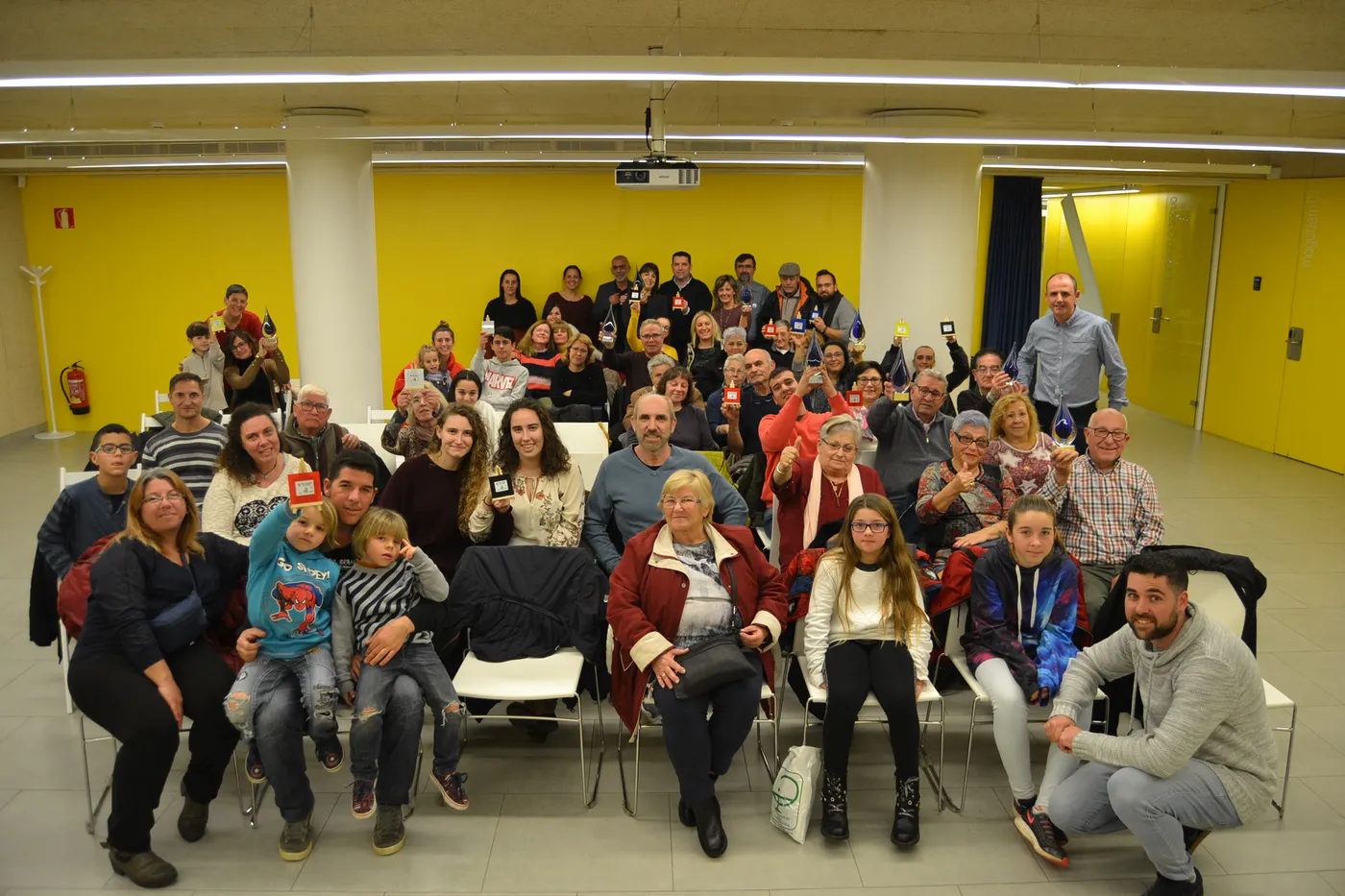Acte d'entrega dels premis del 35è Concurs de Pessebres Jonàs i Mataties