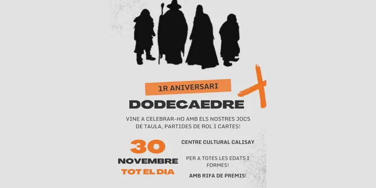 L'Associació arenyenca Dodecaedre celebra el seu primer any de vida