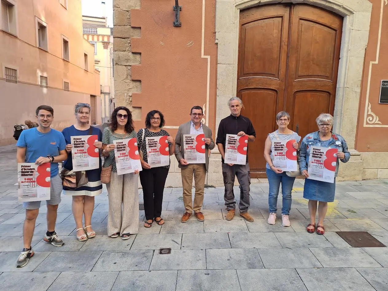 Valls per la República commemorarà el vuitè aniversari de l’1 d’Octubre
