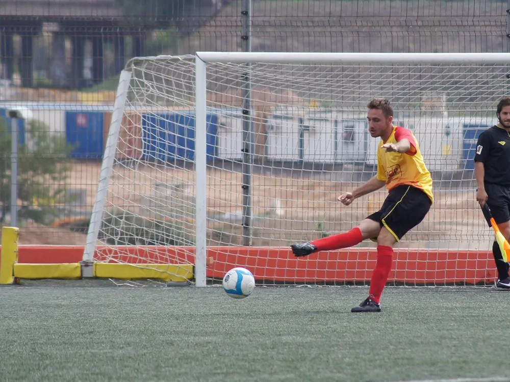 Ríos va fer el tercer gol a Sabadell que, a la postre, va acabar sent clau per la victòria del Vein