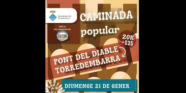El termini d'inscripcions per a la Caminada popular del Pont del Diable a Torredembarra s'amplia fins al 17 de gener