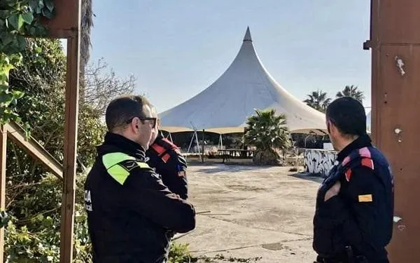 La Policia Local de Roda de Berà i els Mossos d'Esquadra eviten una rave a les antigues carpes