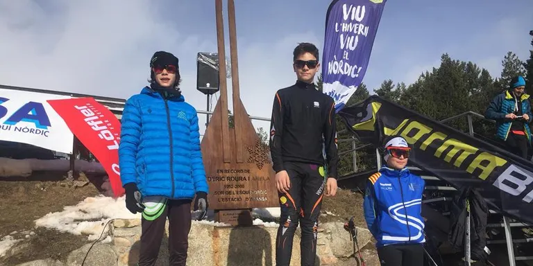 Una quarantena de participants a la Micro Pirineu d'esquí nòrdic