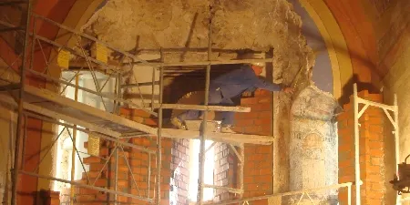 Recta final de la restauració de l'església de Santa Maria d'Organyà
