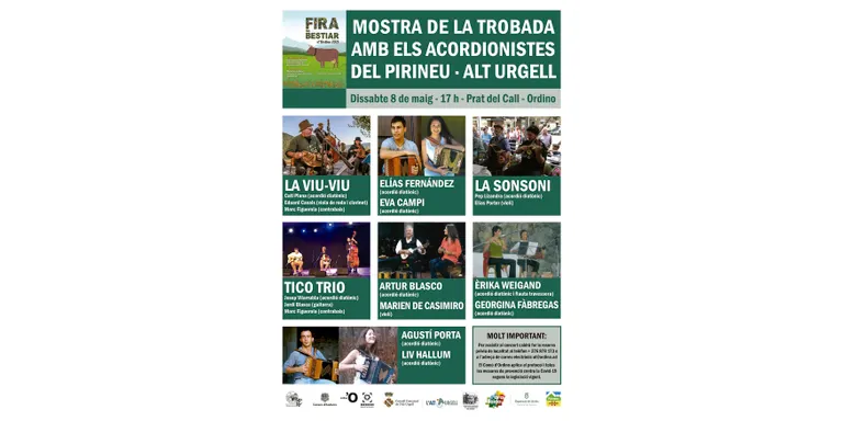 Una mostra de la Trobada amb els Acordionistes del Pirineu, a la Fira d’Ordino