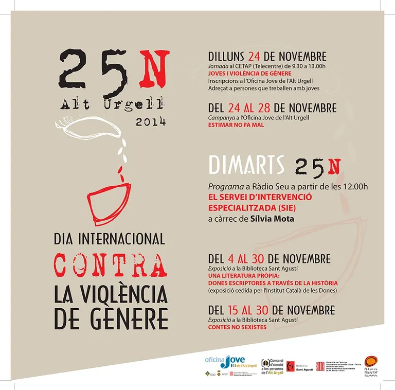 Actes a la Seu per commemorar el Dia contra la Violència de Gènere