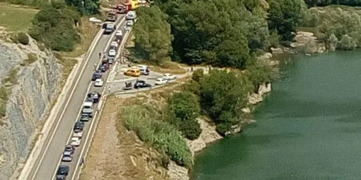 Dos ferits greus en un accident a la C-14 a Coll de Nargó