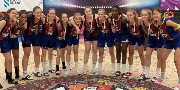 La jugadora de bàsquet, Natàlia Fanjul, fa 4a amb el Barça al Campionat d'Espanya Infantil