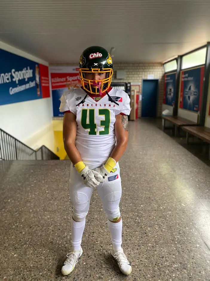 Victor Albarracín, un bon tros del Maresme als mítics Barcelona Dragons