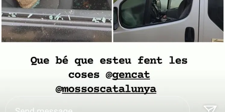 La matinada de dijous hi va haver un robatori amb força a l’interior de 8 vehicles a la zona de Can Barbeta