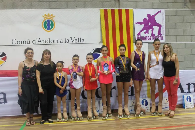 Quatre podis pel Patinatge La Seu a la final territorial d'iniciació