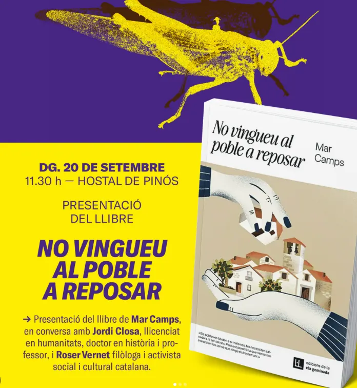 L’Actua de l’Arada presenta un llibre sobre la vida als pobles a l’Hostal de Pinós