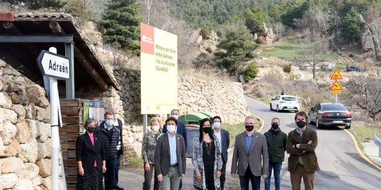 Territori es compromet a continuar la millora de les comunicacions de la vall de la Vansa i Tuixent