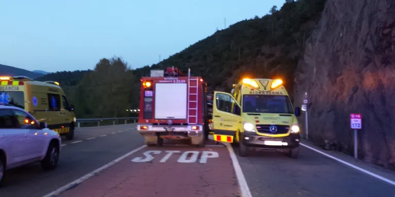 Mor un motorista en un accident a la C-14, a Ribera d'Urgellet