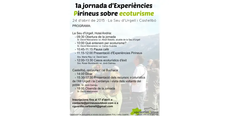Primera jornada d'Experiències Pirineus sobre ecoturisme