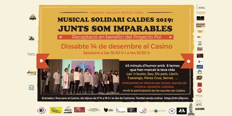 368 voluntaris estrenen el Musical Solidari més participatiu de Caldes