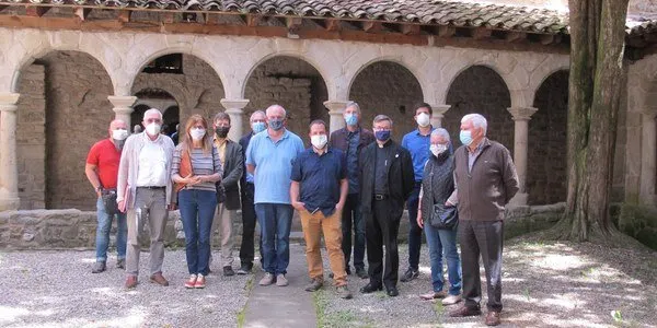 Tret de sortida a la tercera fase de la rehabilitació del monestir de Sant Llorenç