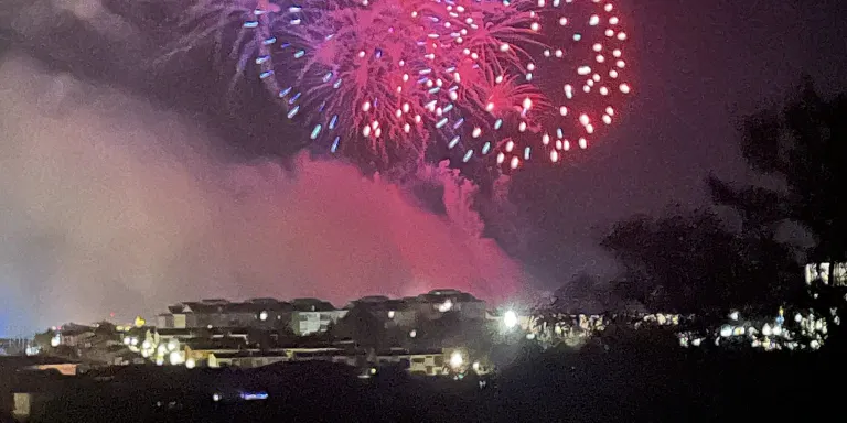 Valls s’acomiada de la Festa Major de Sant Joan d’enguany amb el tradicional piromusical