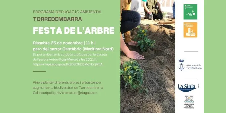 Torna la Festa de l’Arbre a Torredembarra amb una plantada oberta a la ciutadania