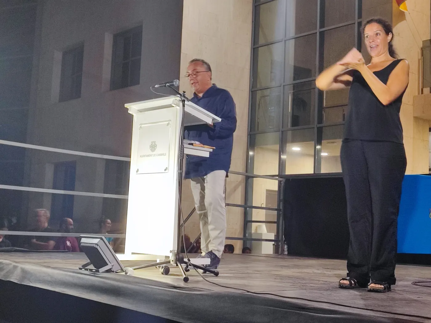 Josep Capella posa en valor la festa major i la vida a Cambrils en un pregó amb múltiples protagonistes