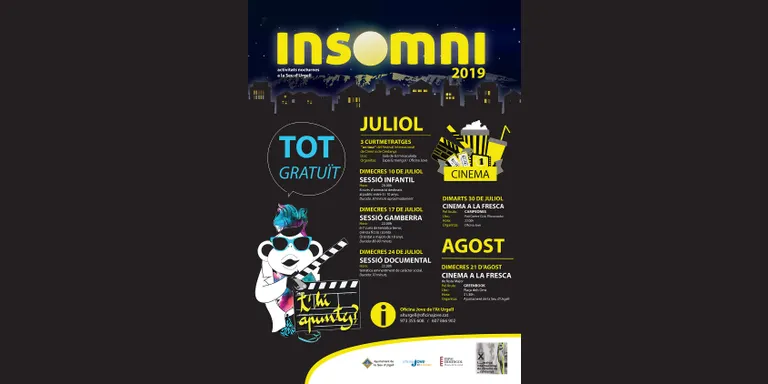 El programa INSOMNI ofereix sessions de cinema gratuïtes per a joves i infants durant l’estiu