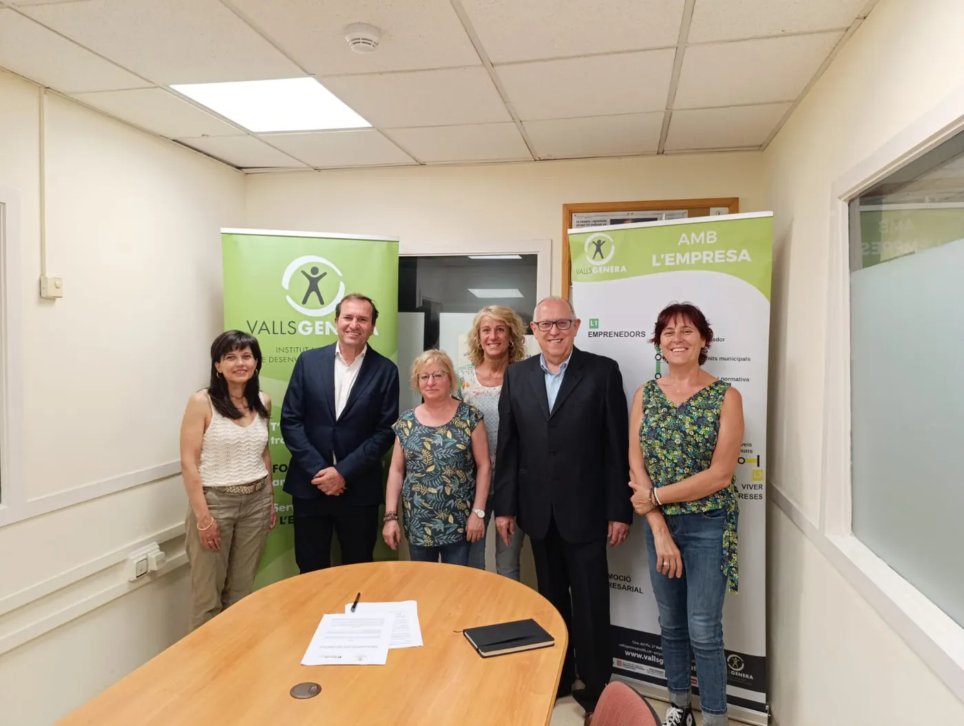 Acord de col·laboració entre Vallsgenera i SECOT