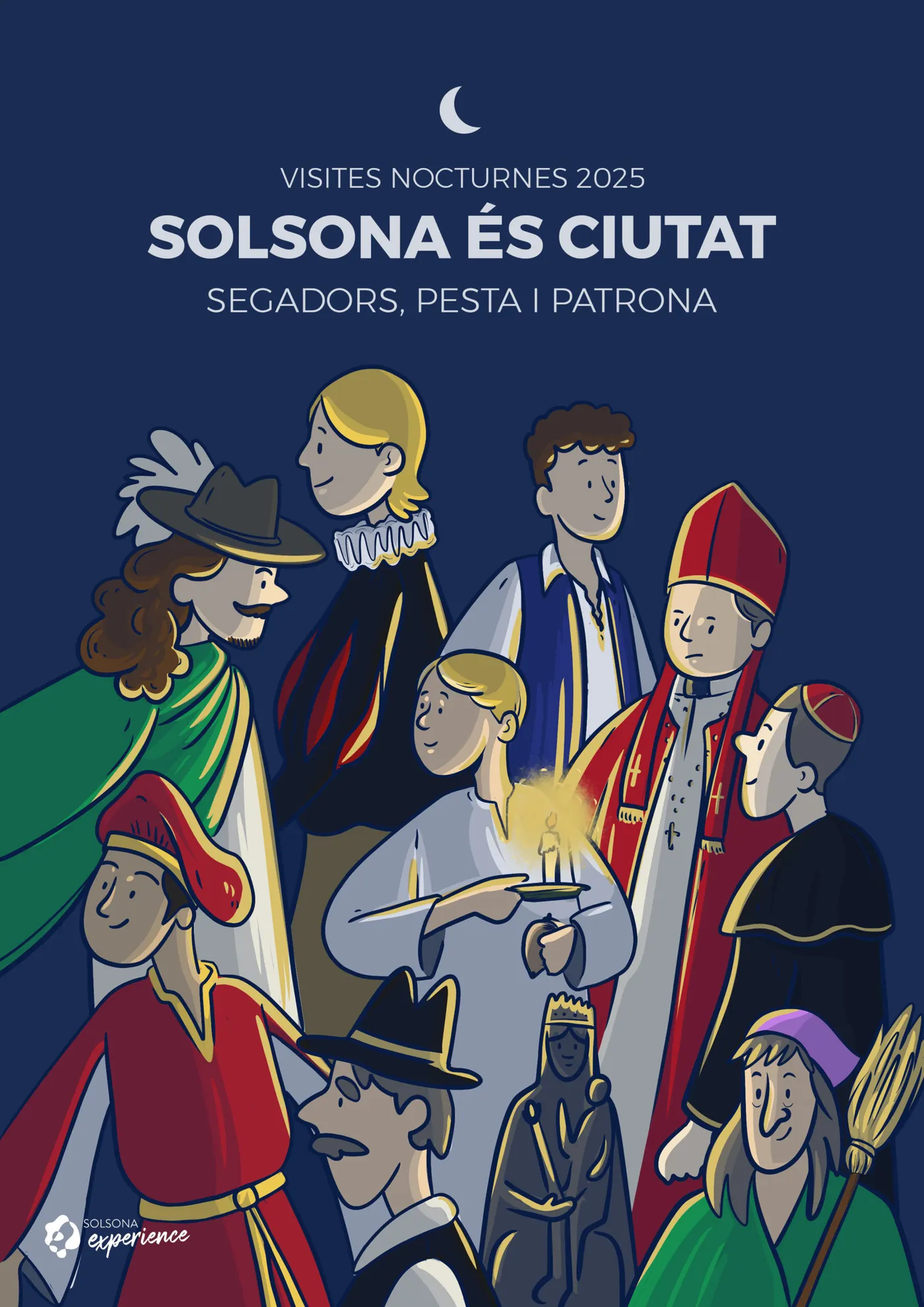 Segadors, pesta i patrona centraran les rutes nocturnes de Solsona Experience d'aquest estiu