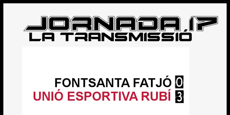 A PEU DE CAMP - JORNADA 17 dissabte