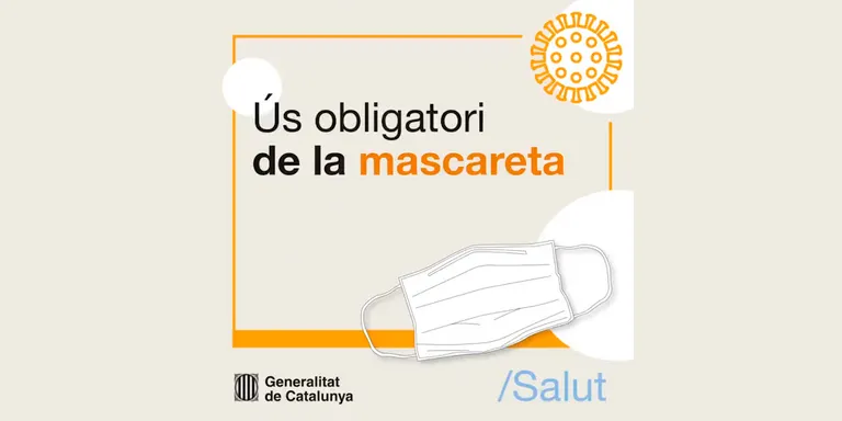 La mascareta serà obligatòria a l'aire lliure i en interiors oberts al públic