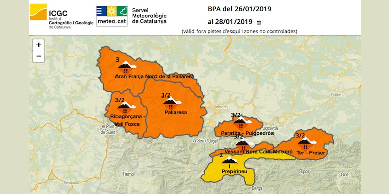 Mor l'esquiador atrapat per una allau en una zona fora de pistes de Baqueira-Beret