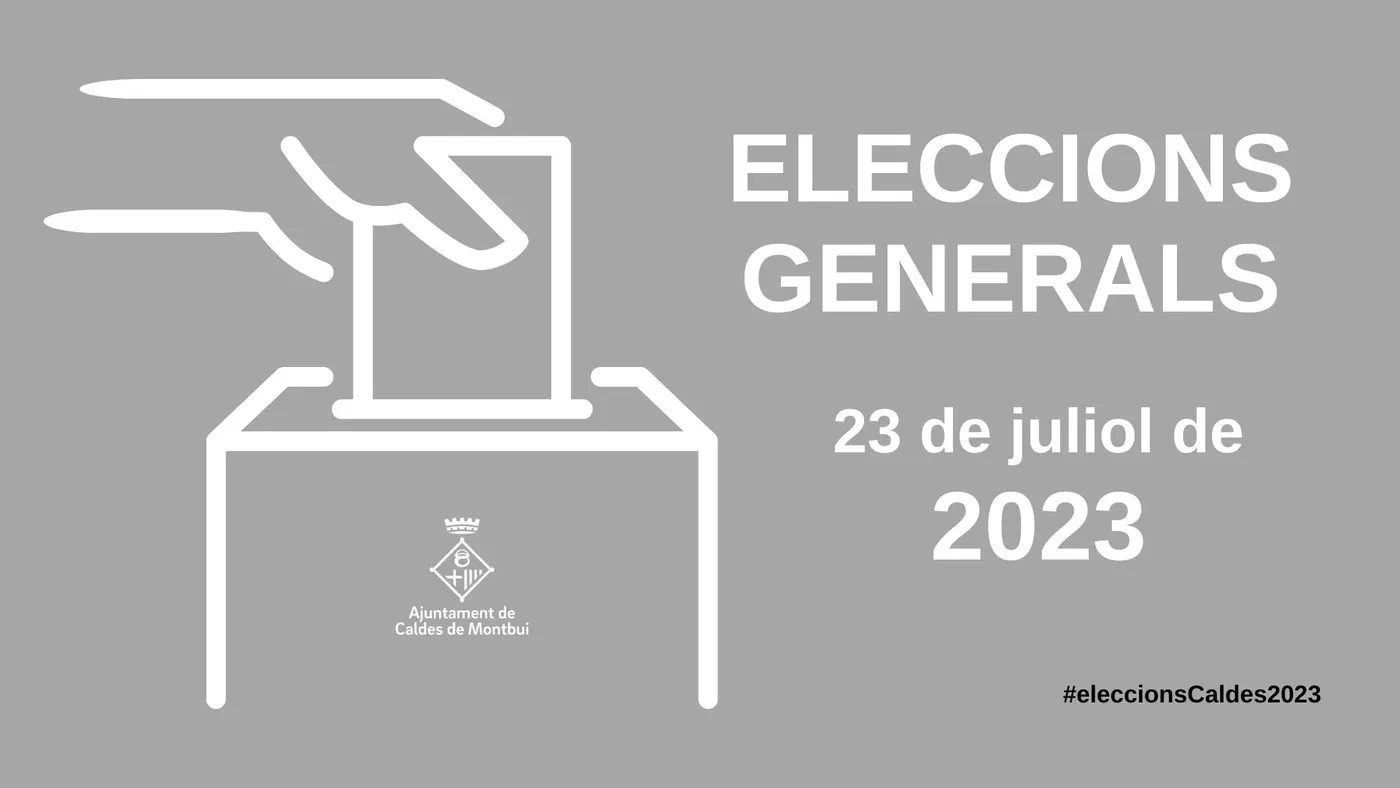 L'alcalde i el jutge de Pau de Caldes donen detalls sobre el nou mapa de col·legis electorals de Caldes, efectiu ja a les generals del 23-J