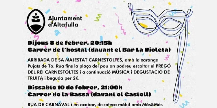 Altafulla dona la benvinguda al Carnaval, aquest dijous