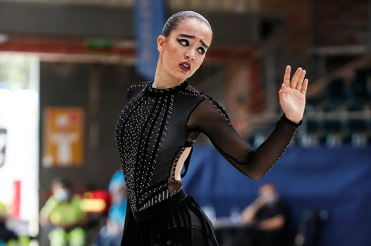 La patinadora Maria Rius aconsegueix el setè lloc al Campionat de Catalunya de Patinatge Artístic