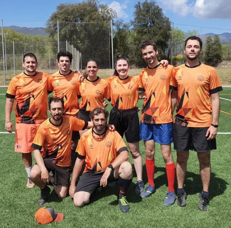 L'equip de Rugbi Touch de l'ateneu El Centre jugarà dissabte les semifinals de la Copa Plata de la Lliga Catalana