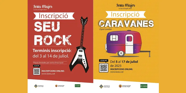 S'obre el termini per inscriure's al recinte de Casetes de la Festa Major o al Seu Rock