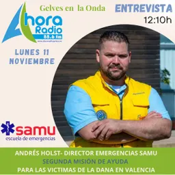 #44 - Andrés Hulst, director de emergencias de Samu, segunda misión a Valencia - episode art
