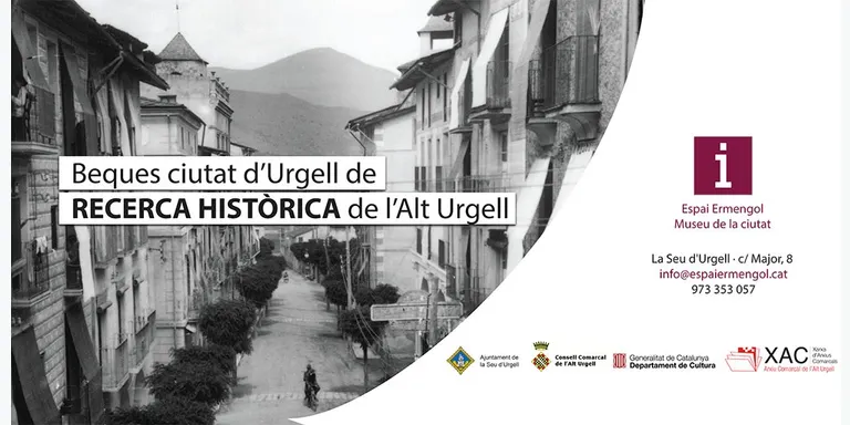 Convocada la primera Beca Ciutat d’Urgell de recerca històrica sobre la comarca de l’Alt Urgell