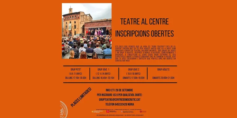 La secció de teatre de l’Ateneu el Centre arrenca la temporada d’assaigs amb més participants que mai i, per primer cop, un segon grup d’adults