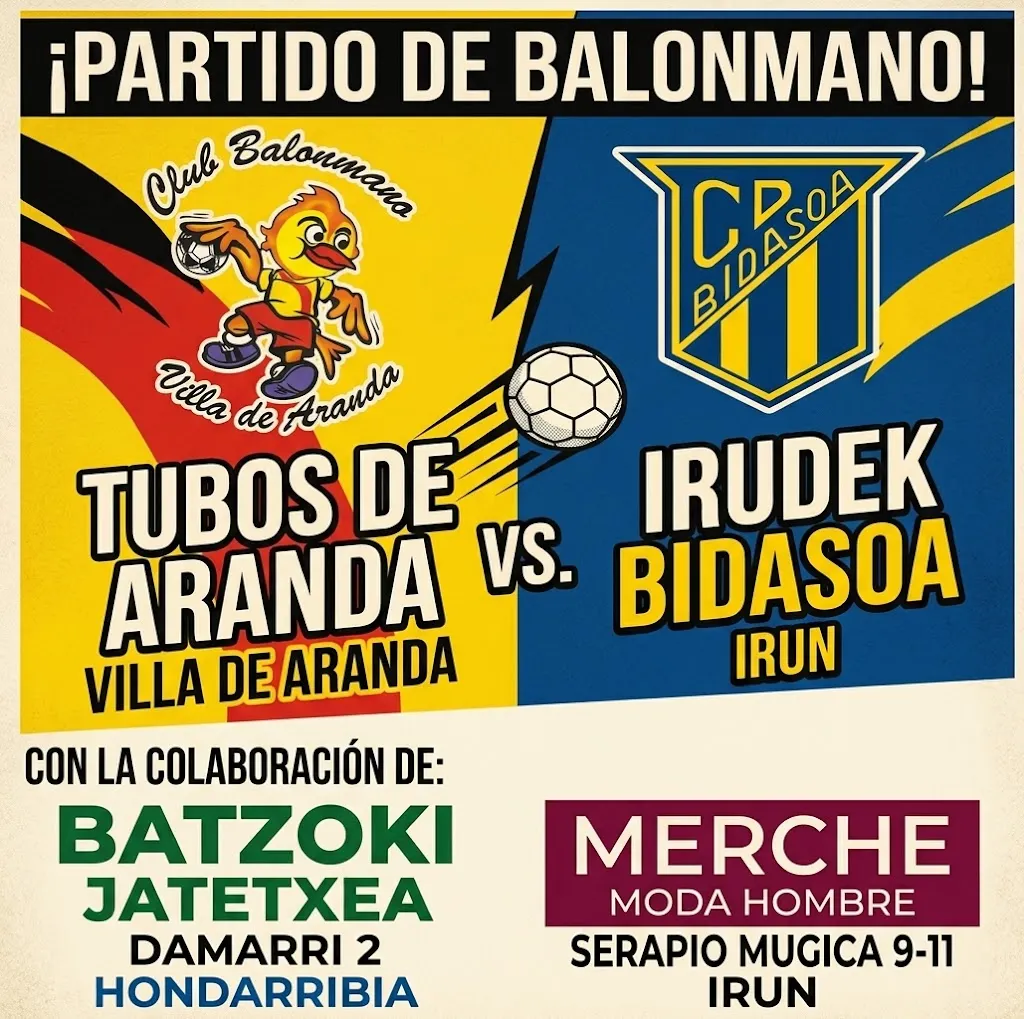 IRUDEK BIDASOA IRUN BUSCA UNA NUEVA VICTORIA EN ARANDA 18,50 EN DIRECTO www.txingudiradio.com