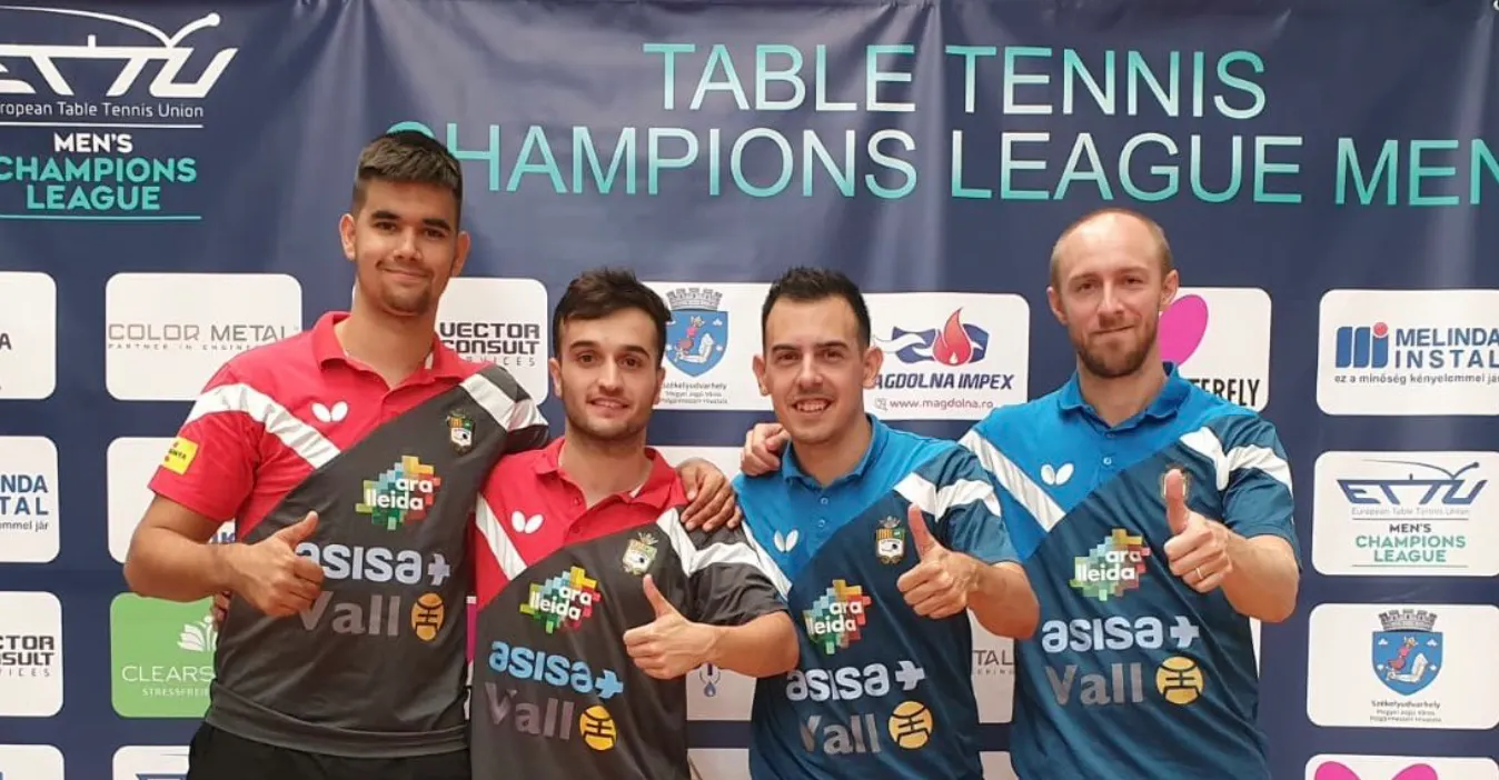 TENNIS TAULA: Gran estrena de l’ASISA Borges Vall a la Champions