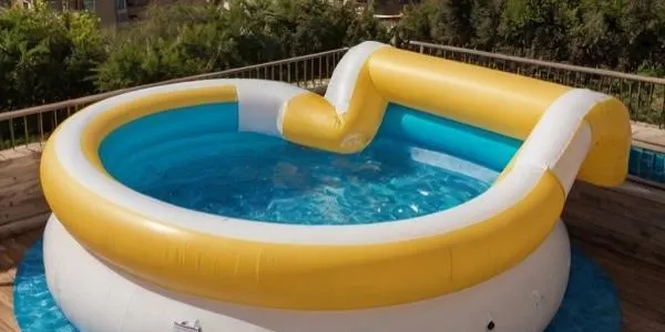 El COAATT alerta dels perills d’instal·lar una piscina inflable a les cobertes dels edificis