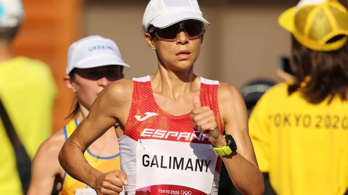 Marta Galimany pateix la climatologia però acaba la seva primera Marató olímpica amb marca de la temporada