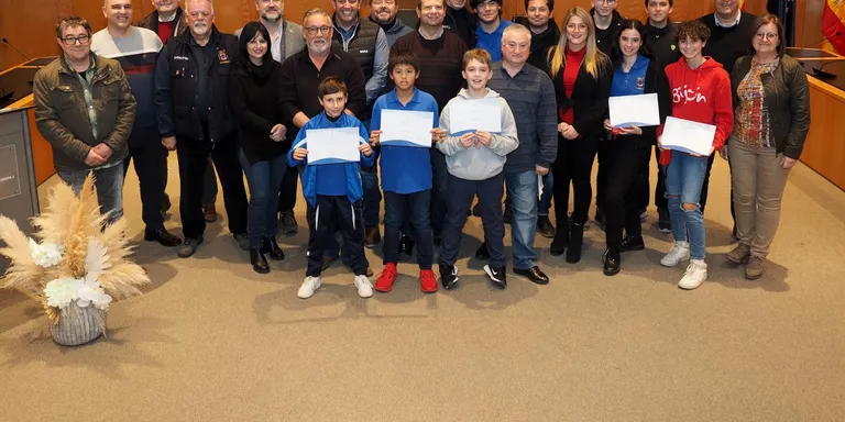L’Ajuntament de Cambrils fa una recepció al Club de Tir Olímpic de Cambrils