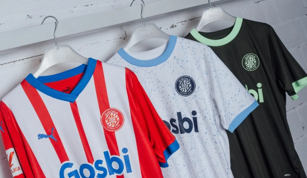 El Girona fa oficial les equipacions per al propera temporada