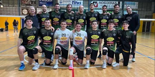 El sènior masculí del Club Vòlei Arenys es proclama campió de la Primera Divisió