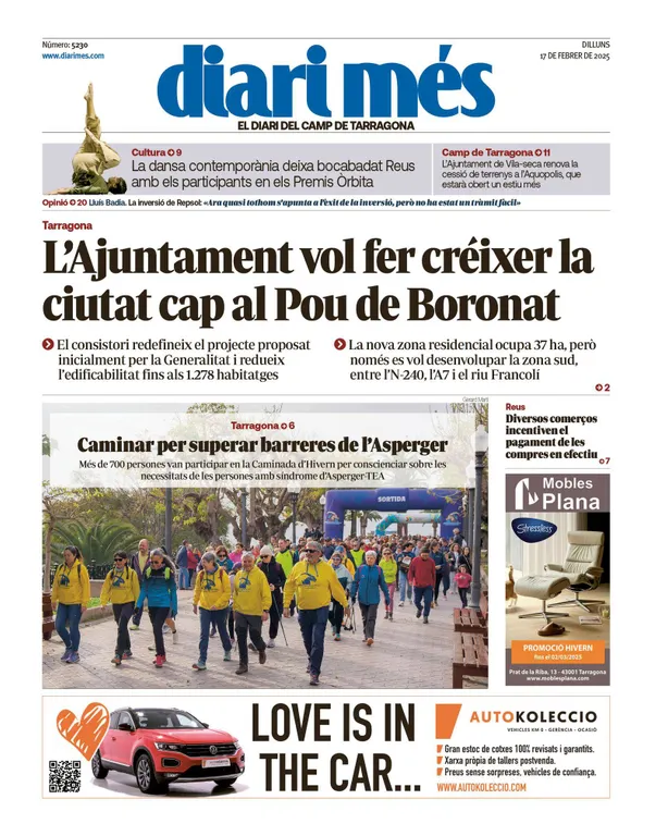 Cop d'ull als diaris d'aquest dilluns 17 de febrer