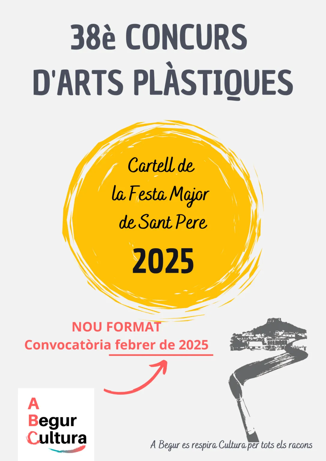 El 38è Concurs d’Arts Plàstiques de Begur es renova per escollir el cartell de la Festa Major de Sant Pere