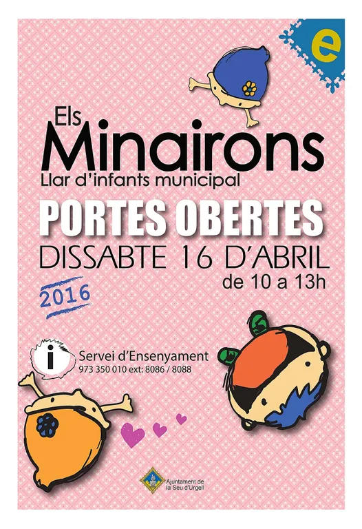 Jornada de portes obertes a la llar d'infants municipal Els Minairons de la Seu