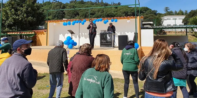 Festa al Taller Horitzó amb motiu del concurs de dibuix d'Uniamar Pineda
